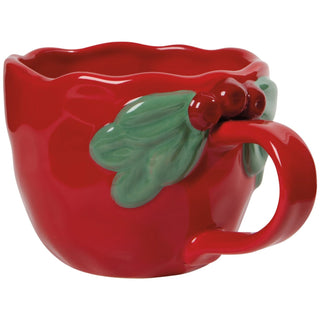Tasse de Noël avec gui