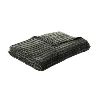 Jeté en chenille verte Hippy