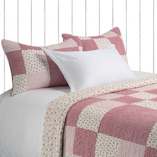 Courtepointe imprimée patchwork Joelle