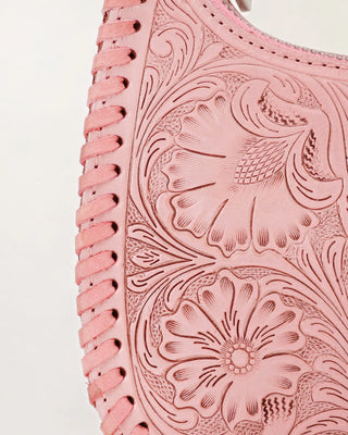 Sac en cuir – Dannia Medium (Rose)