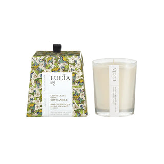 N°2 Bougie en laurier et olive en soja