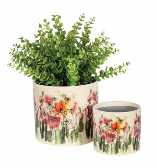 JARDINIÈRE – FLEURS MULTICOLORES