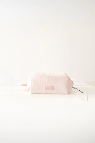 Trousse à cosmétiques rose poudré