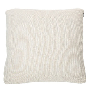 Oreiller européen en tricot crème Charly