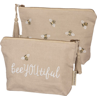 POCHETTE À FERMETURE ÉCLAIR – BEE YOU TIFUL
