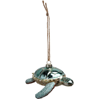 ORNEMENT EN VERRE – TORTUE DE MER