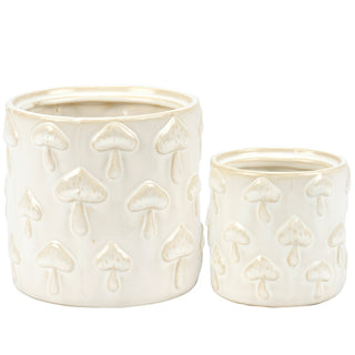 Jardinière – motif champignon