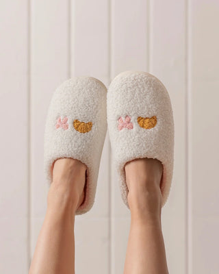PANTOUFLES CROISSANT & BOUCLE