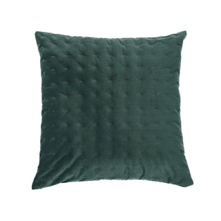 Ensemble de coussins en velours vert foncé Riad