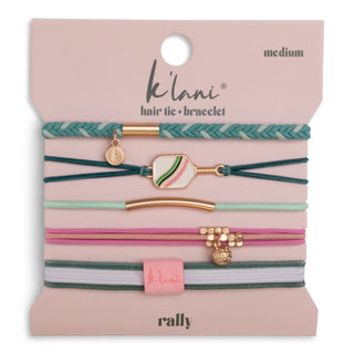ENSEMBLE ÉLASTIQUES À CHEVEUX & BRACELETS –  RALLY