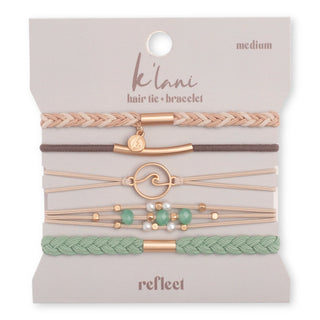ENSEMBLE ÉLASTIQUES À CHEVEUX & BRACELETS –  REFLECT