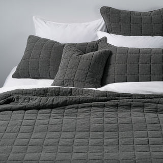 Courtepointe piquée charcoal Sweet