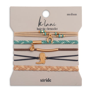 Ensemble Stride – Bracelets élastiques pour cheveux