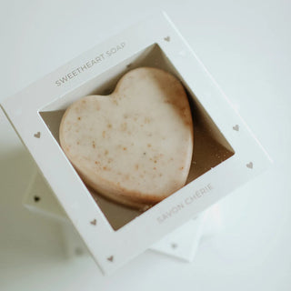 Savon en forme de cœur