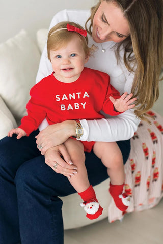 Coton ouaté une-pièce « Santa Baby »