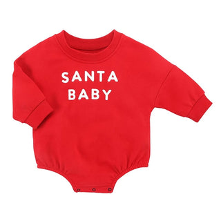 Coton ouaté une-pièce « Santa Baby »