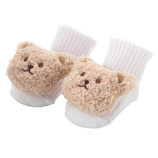 Chaussettes hochet – Ourson