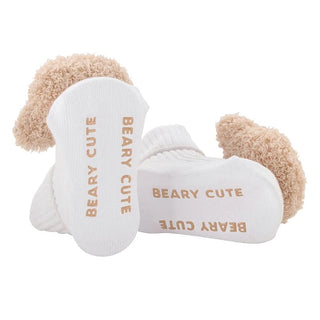 Chaussettes hochet – Ourson