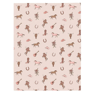 Couverture pour bébé « Cowgirl »