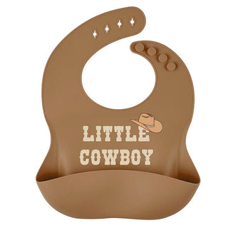 Bavette en silicone « Little Cowboy »