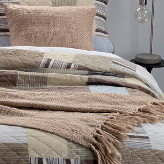 Courtepointe imprimée patchwork Teriyaki