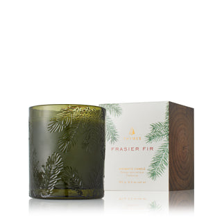 Bougie en verre vert sapin® Frasier