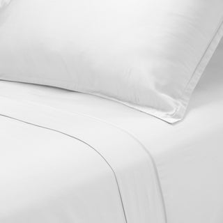 Taies d'oreiller blanches Bambou