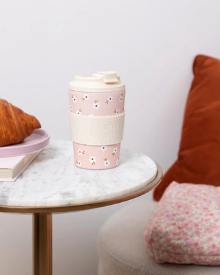 Tasse de voyage isotherme – Champ rosé
