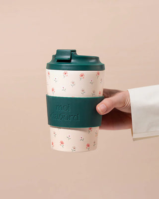 Tasse de voyage isotherme – Douceur fleurie