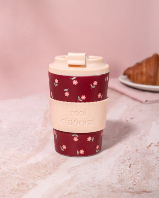 Tasse de voyage isotherme – Fleurs réconfortantes