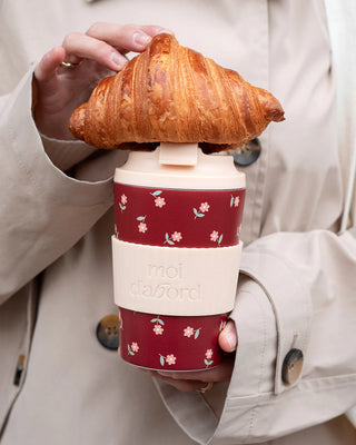 Tasse de voyage isotherme – Fleurs réconfortantes