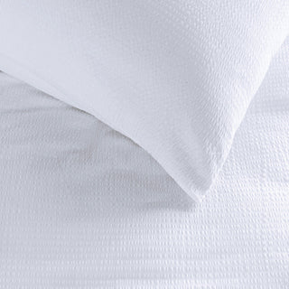Housse de couette blanche Waffle