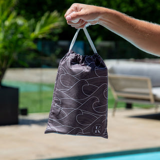 Serviette en microfibre XXL - Sombre océan