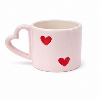 Tasse cœur en céramique