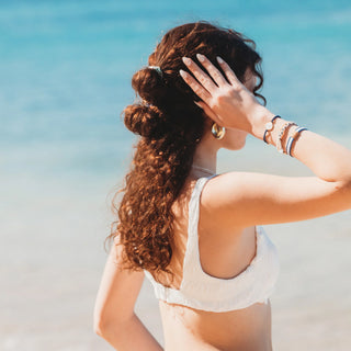 ENSEMBLE ÉLASTIQUES À CHEVEUX & BRACELETS – ANCRE