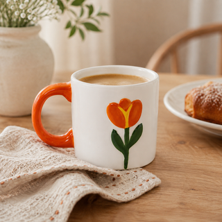 Tasse tulipe orange