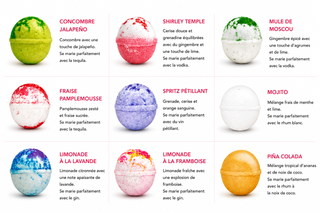 Pack de Mocktails – 9 bombes cocktail