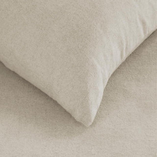 Housse de couette en flanelle naturelle Bonheur