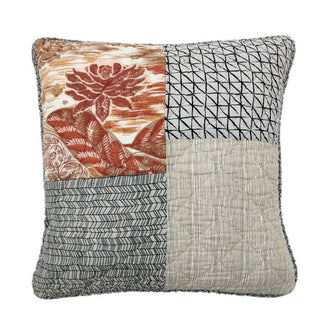 Cache coussin aux couleurs chaudes Mocha