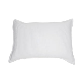 Housse de couette jersey blanc piquée Rustic
