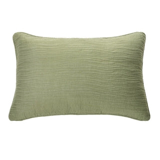 Cache oreiller décoratif vert Jazzy