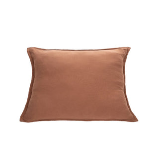 Cache oreiller décoratifs marron Muslin