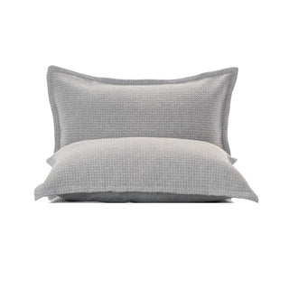 Housse de couette jersey gris piquée Rustic