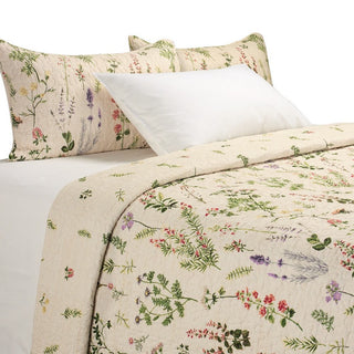 Courtepointe crème style campagne classique Meadow