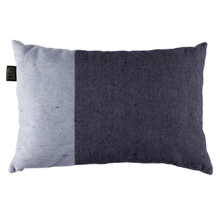 Coussin rectangulaire moderne bleu Remix