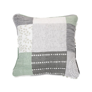 Cache coussin imprimé patchwork Barn