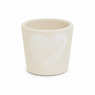 Cache-pot décoratif avec cœur