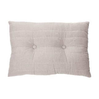 Coussin rectangulaire piqué naturel Dumpling