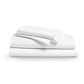 Ensemble de draps en coton blanc Natural