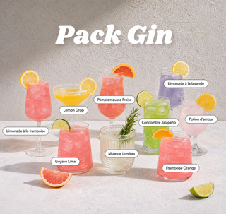 Pack Gin – 9 bombes cocktail